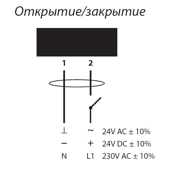 Схема подключения DA15S220